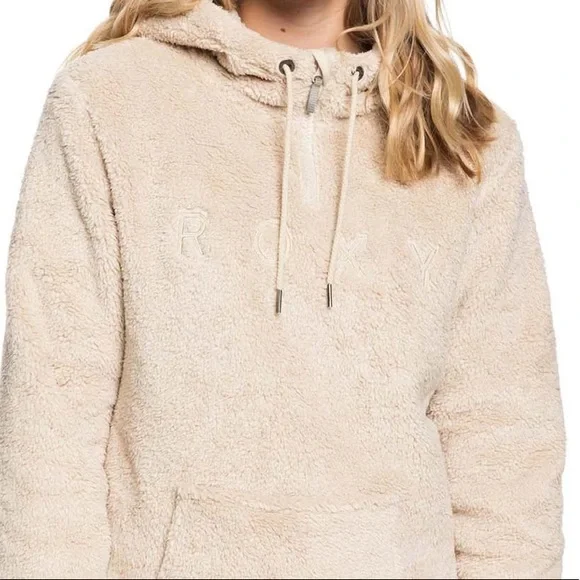 ✨ ROXY PLUMA SHERPA HOODIE SWEATER ✨ - Picture 10 of 14
